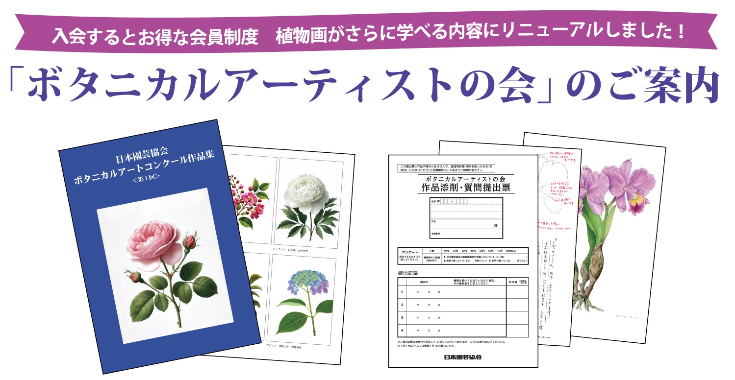 「ボタニカルアーティストの会」のご案内